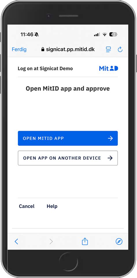 auth0 mitid|App switching .